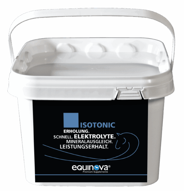 Equinova Isotonic Powder van Equine Feed – aanvullend voer ter ondersteuning van herstel en elektrolytenbalans bij paarden