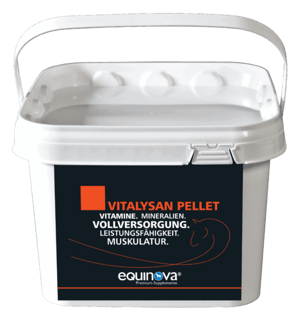 Equinova Vitalysan Pellet voor paarden – mineralen- en vitaminesupplement voor ondersteuning van gezondheid en groei